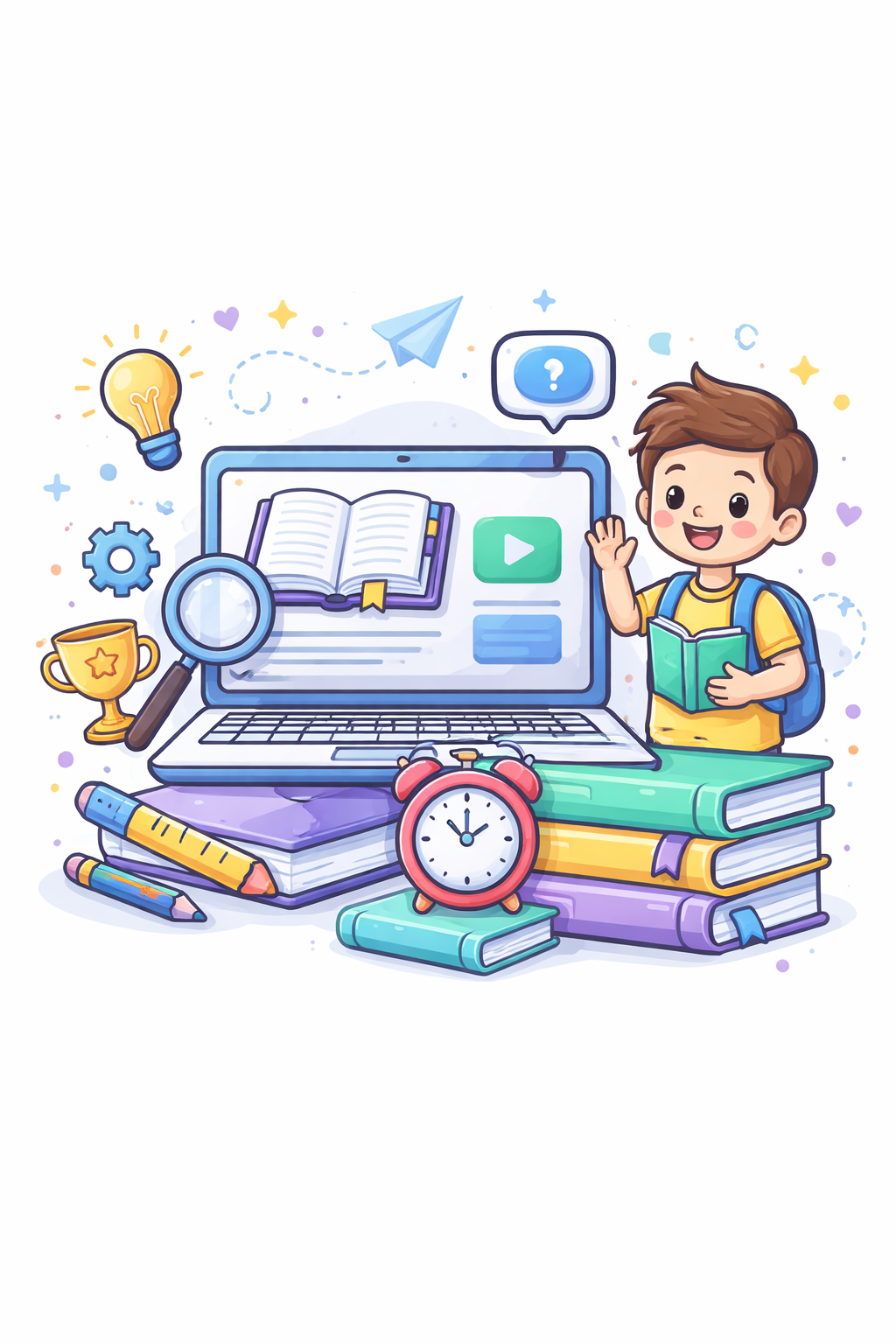 NCERT Solutions Study Material Illustration